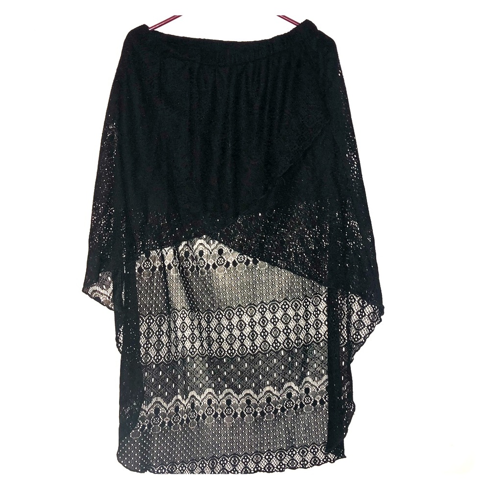 LAST WEEK AVAILABLE - Crochet High-Low Maxi Skirt
